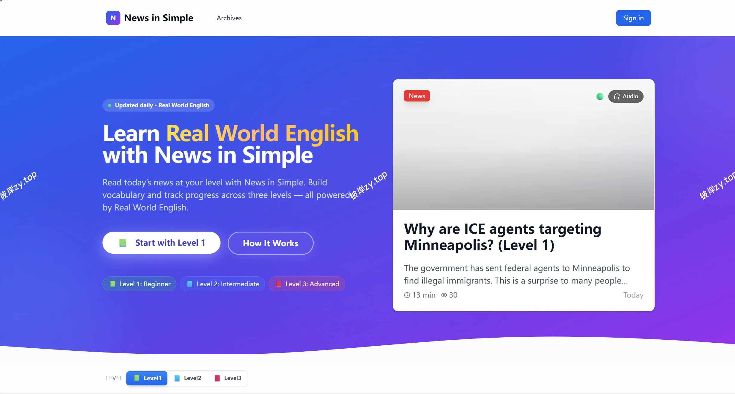 看新闻学英语|彼岸资源网