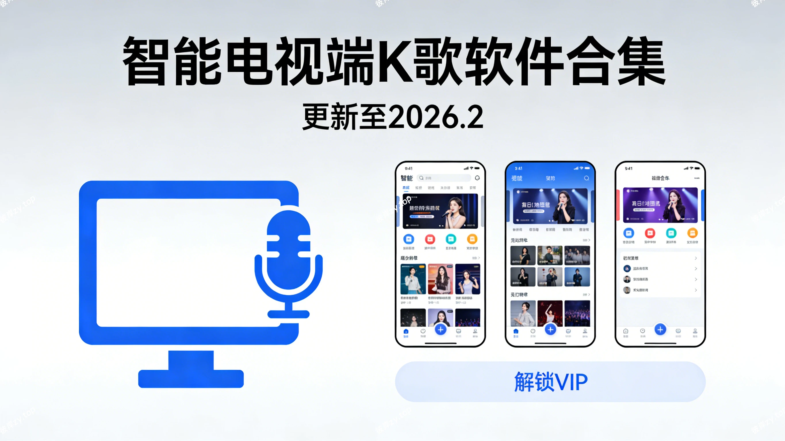 智能电 shi端K歌软件合集(更至 2026.2，解锁vip)|彼岸资源网