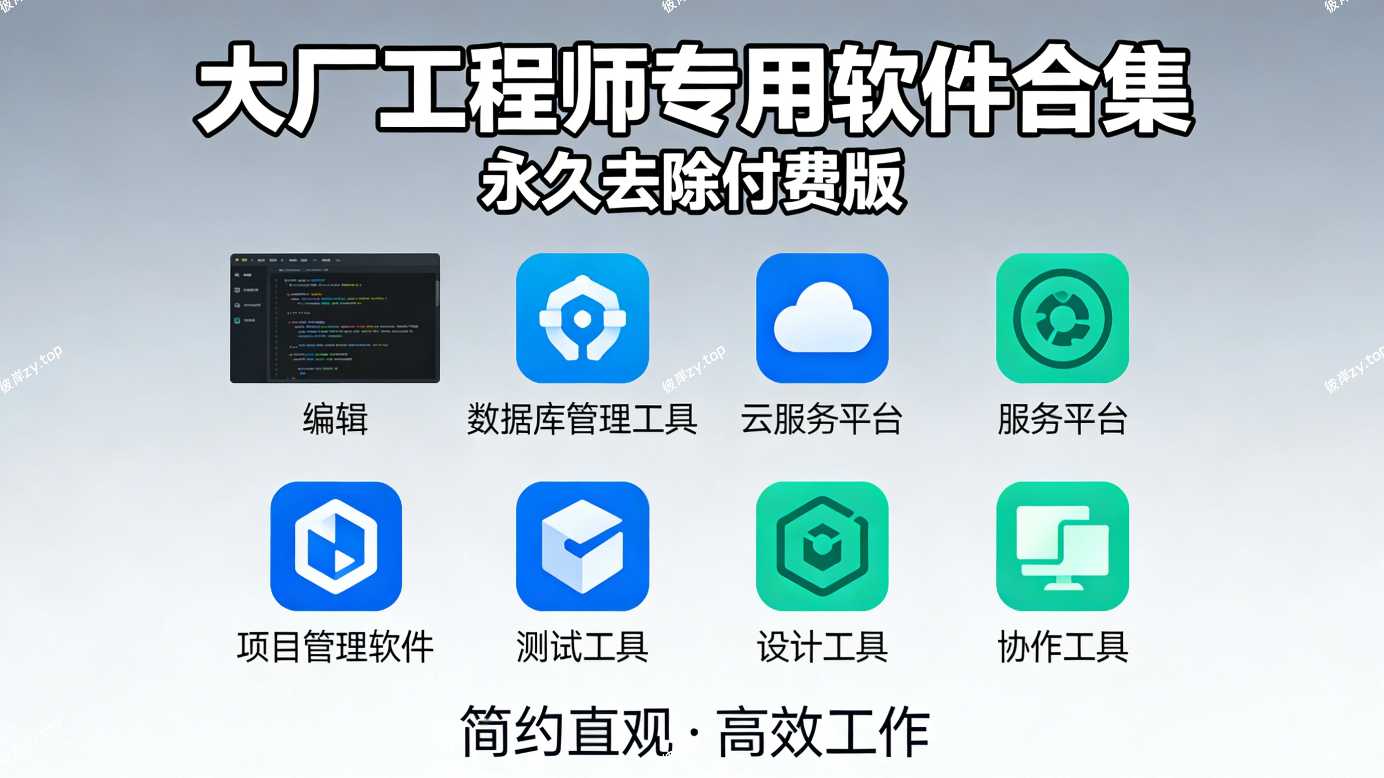 [独家]大厂工程师专用软件合集(永久去除付费版)|彼岸资源网