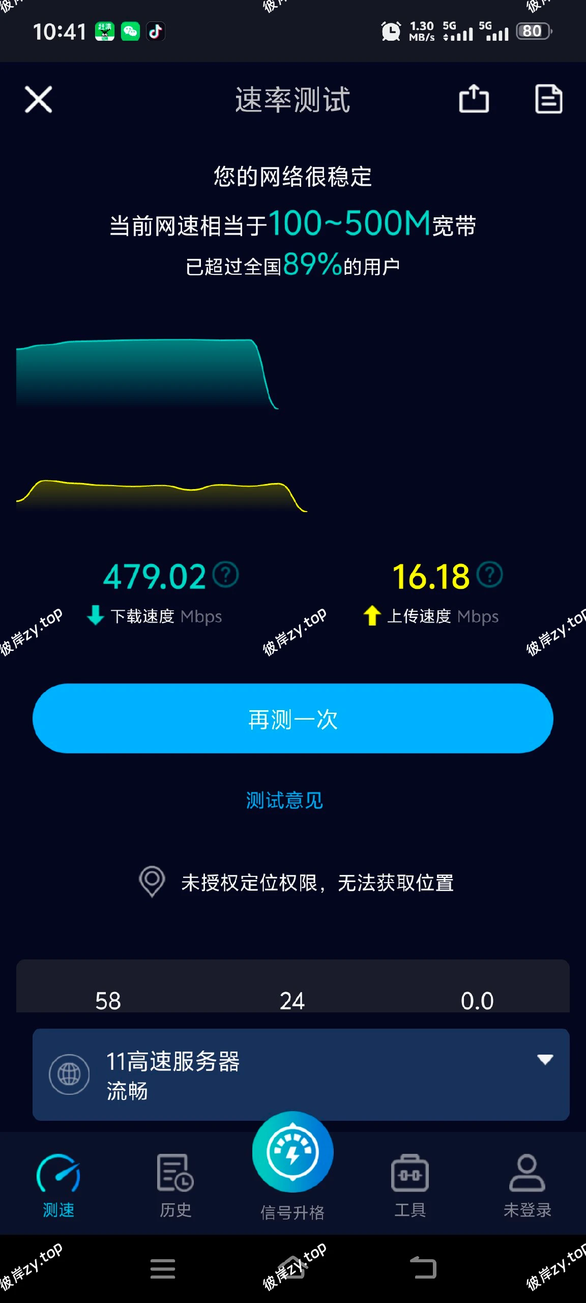 【分享】🔥St5g🔥一键测试各种网络🔥看看有没有被坑|彼岸资源网