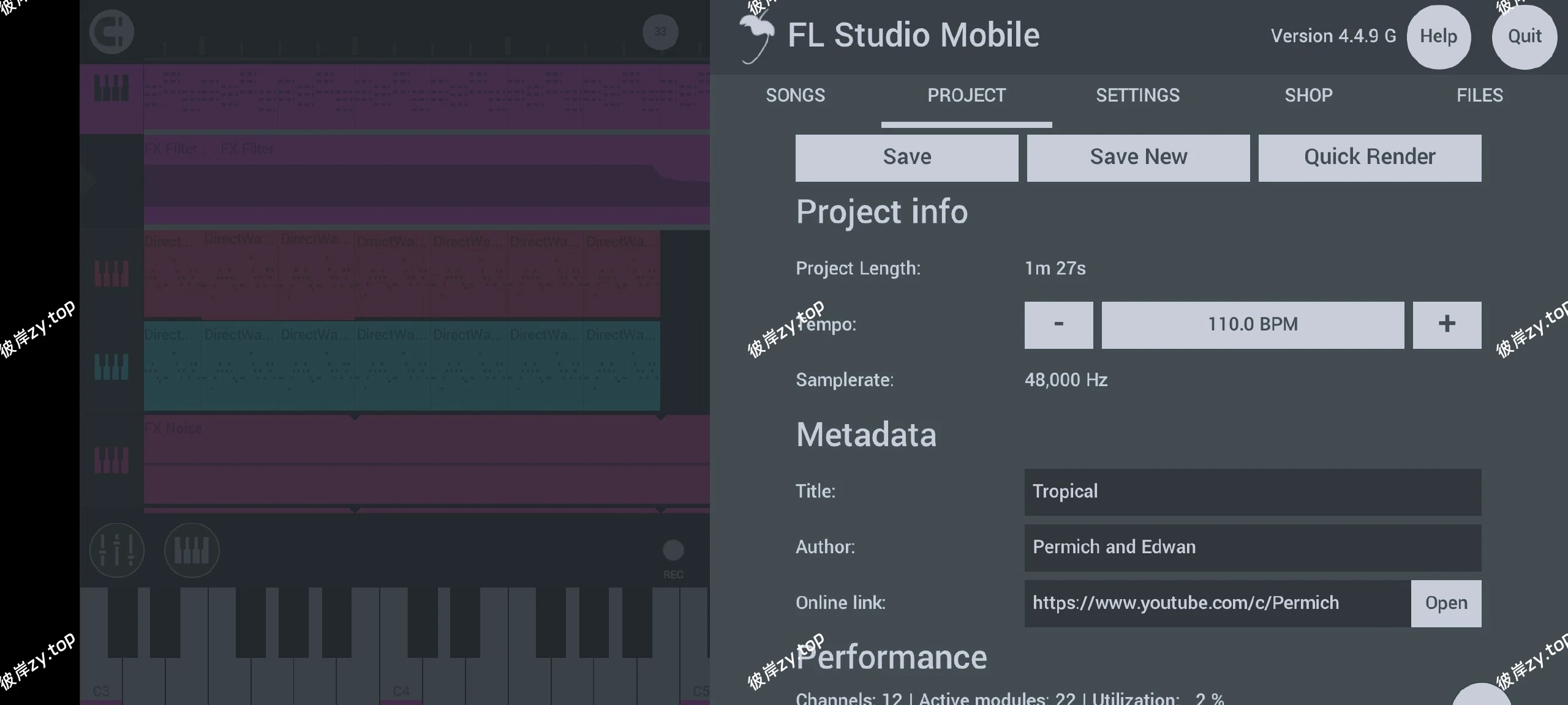 【分享】移动编曲神器🌸FL Studio Mobile|彼岸资源网